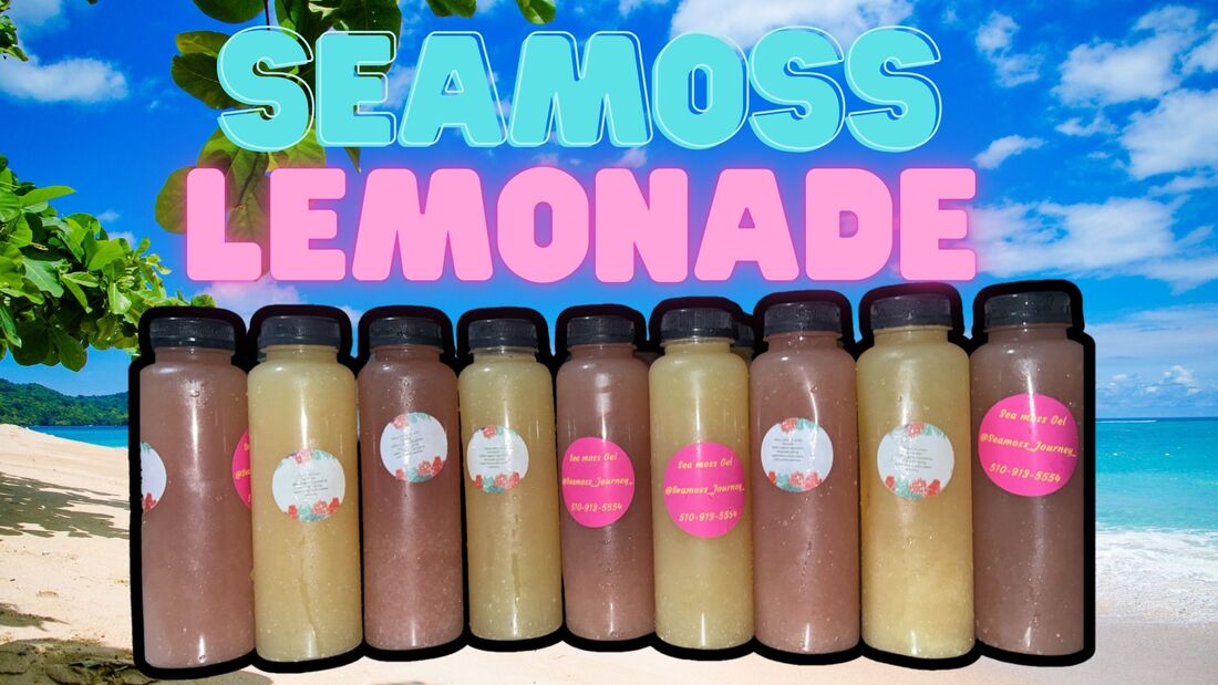 Seamoss Lemonade from Seamoss Journey @seamoss_journey_ https://seamossjourney.com